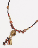 (ケニア)　真鍮&メビーズ　ネックレス　 No.237