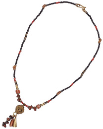 (ケニア)　真鍮&メビーズ　ネックレス　 No.237