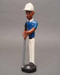 (コートジボワール)　コロン人形　Mサイズ　No.37　プロゴルファー