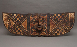 (ブルキナファソ)　ブワ族　パピヨンマスク　No.433