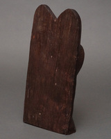 (タンザニア)　黒檀木彫り ブックエンド　26cm