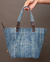 藍染めトートバッグ　Mサイズ