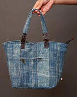 藍染めトートバッグ　Mサイズ