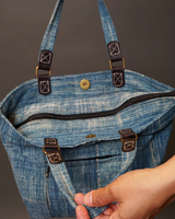 藍染めトートバッグ　Mサイズ