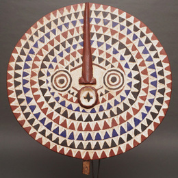 (ブルキナファソ)　ブワ族　フクロウ　マスク　No.436