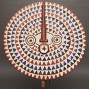 (ブルキナファソ)　ブワ族　フクロウ　マスク　No.436