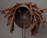 (コンゴ)　チョクウェ族　ムワナ・プウォ　マスク　No.461