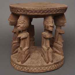 (マリ)　ドゴン　スツール　(腰掛)　No.2