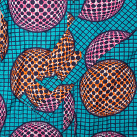 (マリ)　アフリカンワックス　シャツ　長袖　Sサイズ No.6