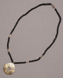 (マリ)　トゥアレグ　ニッケルクロス　ネックレス No.223