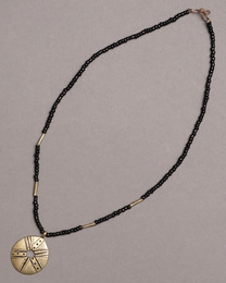 (マリ)　トゥアレグ　ニッケルクロス　ネックレス No.225