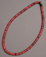 (マリ)　プラスチック　レコード盤ビーズ　80cm　No.7