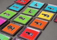 ソープストーン　角　飾り皿　Sサイズ　No.66