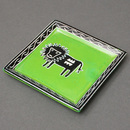 ソープストーン　角　飾り皿　Mサイズ　No.41