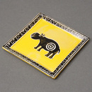 ソープストーン　角　飾り皿　Mサイズ　No.45