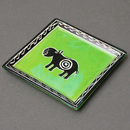 ソープストーン　角　飾り皿　Mサイズ　No.49