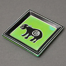 ソープストーン　角　飾り皿　Sサイズ　No.58