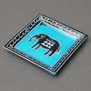 ソープストーン　角　飾り皿　Sサイズ　No.62