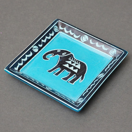 ソープストーン　角　飾り皿　Sサイズ　No.66