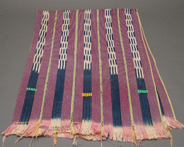 (コートジボワール)　バウレ族　古布　ラップクロス　No.4