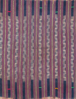 (コートジボワール)　バウレ族　古布　ラップクロス　No.4