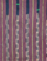 (コートジボワール)　バウレ族　古布　ラップクロス　No.4