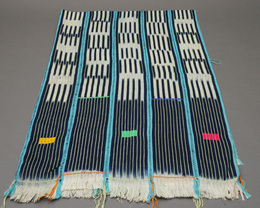 (コートジボワール)　バウレ族　古布　ラップクロス　No.5