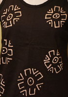 泥染めタンクトップ　No.12　レディースS