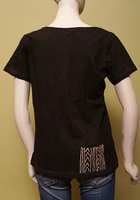 泥染めTシャツ　No.9　レディースM