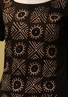 泥染めTシャツ　No.11　レディースM