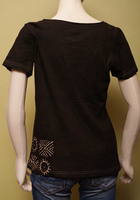 泥染めTシャツ　No.11　レディースM