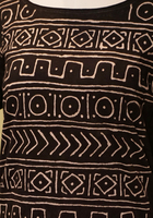 泥染めTシャツ　No.14　レディースM