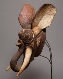 (ブルキナファソ)　グルンシ族　マスク　No.255