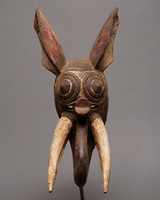 (ブルキナファソ)　グルンシ族　マスク　No.255