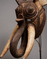 (ブルキナファソ)　グルンシ族　マスク　No.255