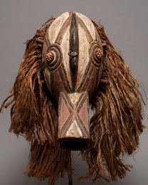 (ブルキナファソ)　ボボ族　マスク　No.256
