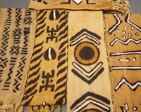 (マリ)　泥染め帯　1列　No.112