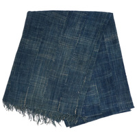 (ブルキナファソ)　藍染古布　無地　(LL)　No.105