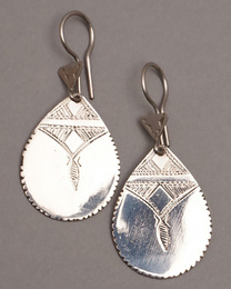 (マリ)　トゥアレグ　ニッケル　ピアス No.2