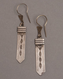 (マリ)　トゥアレグ　ニッケル　ピアス No.9