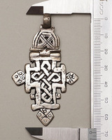 エチオピア　コプトクロス　ペンダントヘッド　2ピース　No.5