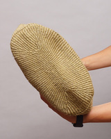 ケニア　サイザルバッグ　ワイド　Mサイズ　(オリーブ)