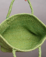 ケニア　サイザルバッグ　ワイド M　(ワカクサ)