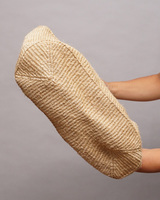 ケニア　サイザルバッグ　ワイド　Lサイズ　(ベージュ)