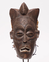 (コンゴ)　チョクウェ族　マスク　No.368