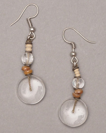 (ケニア)　　ビーズ　ピアス　No.900-16