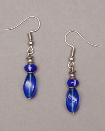 (ケニア)　ビーズ　ピアス　No.900-38