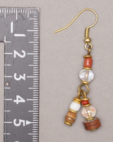 (ケニア)　ビーズ　ピアス　No.900-37