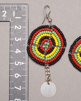 (ケニア)　　マサイビーズ　ピアス　No.900-50