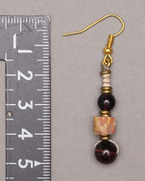 (ケニア)　　ビーズ　ピアス　No.900-44